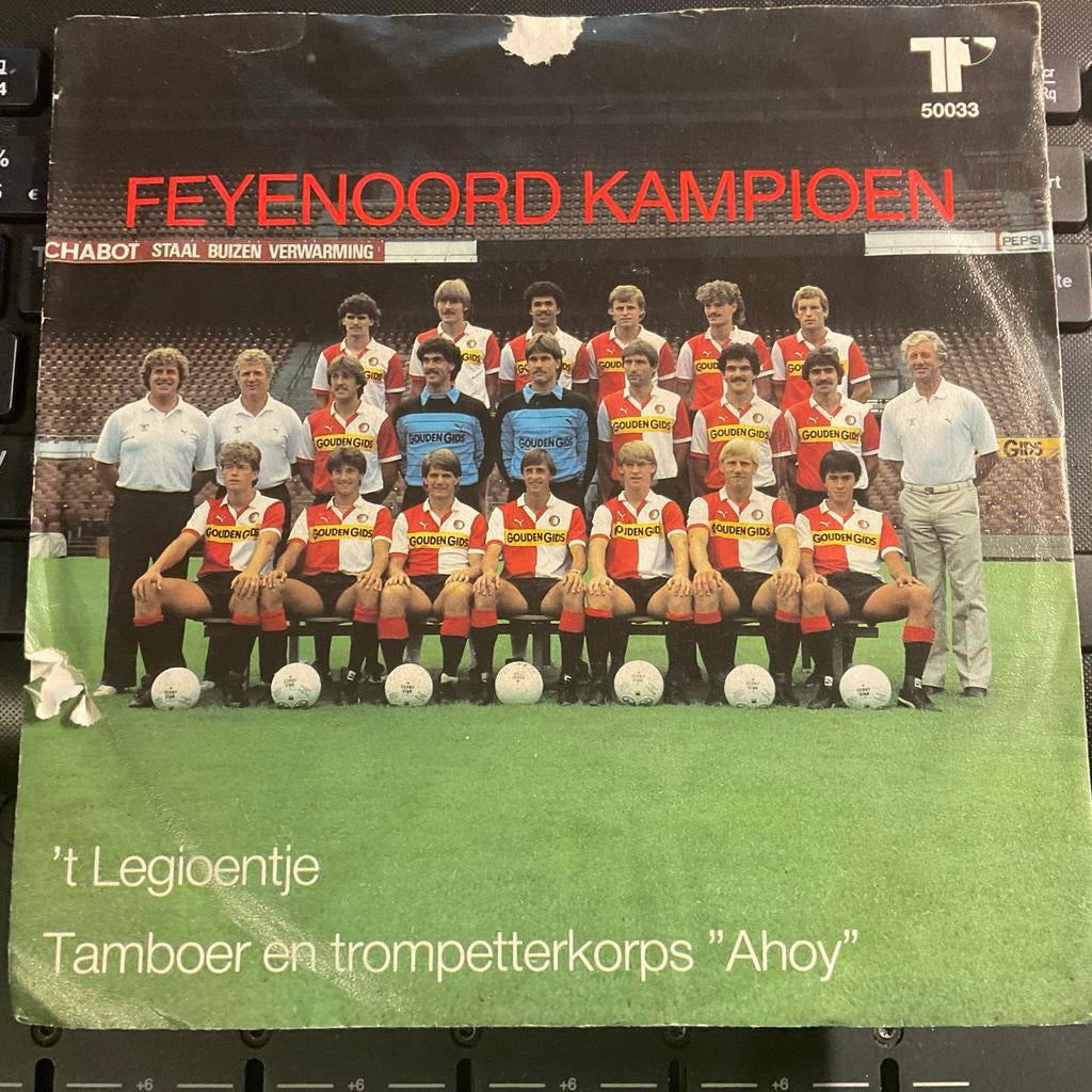 Feyenoord Kampioen 't Legioentje Single, Cd's en Dvd's, Vinyl Singles, Gebruikt, 7 inch, Single, Ophalen of Verzenden
