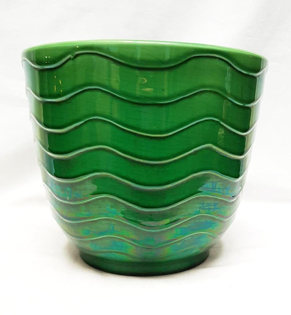 Art Deco cache pot keramiek., Antiek en Kunst, Ophalen of Verzenden