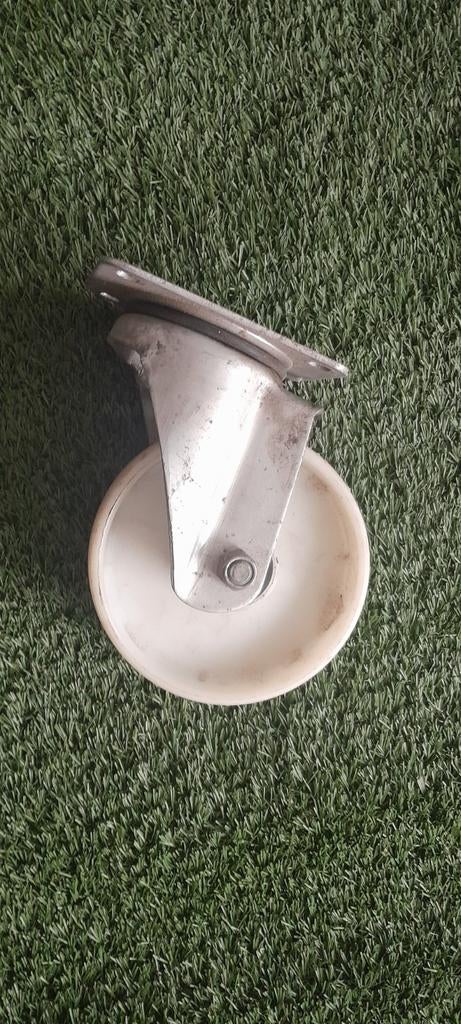 Zwenkwiel ○150mm, met plaat, min. 250 kg, Doe-het-zelf en Verbouw, Zwenkwielen, Ophalen of Verzenden, Gebruikt