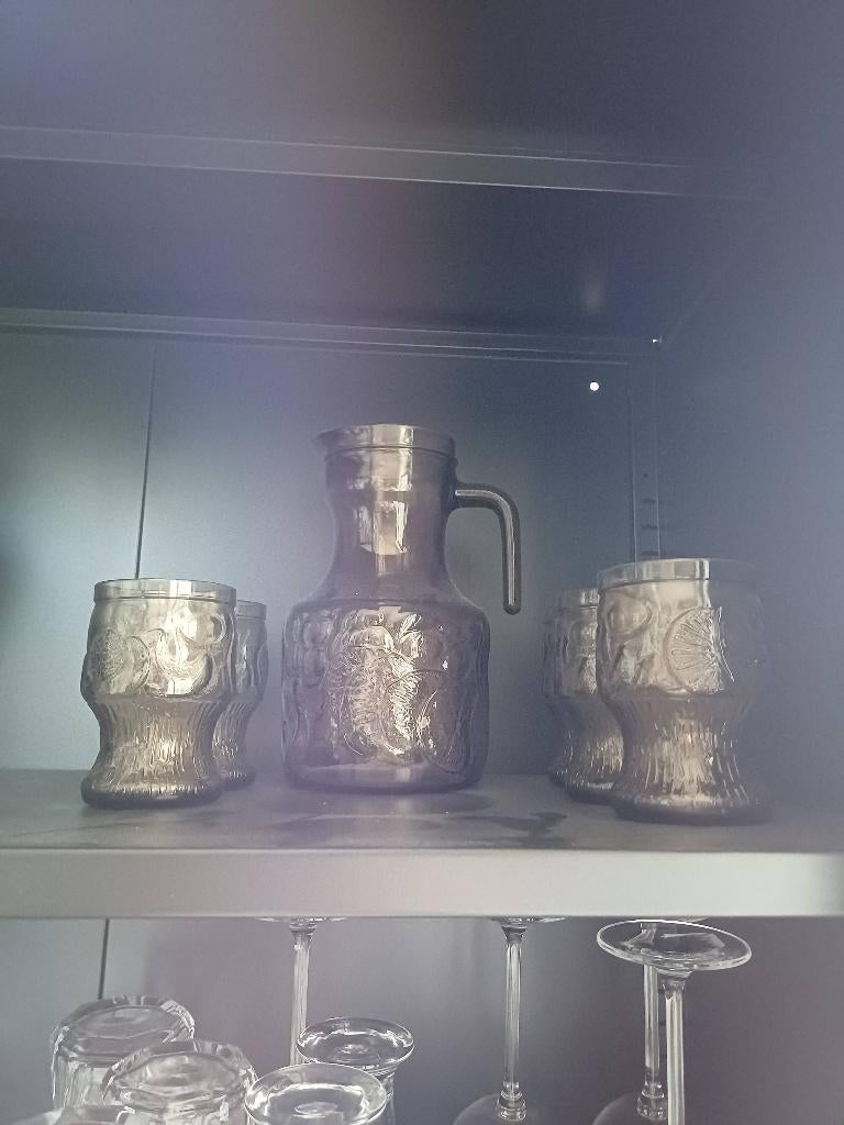 Zesdelig sangria set, Ophalen, Overige stijlen, Compleet servies, Glas