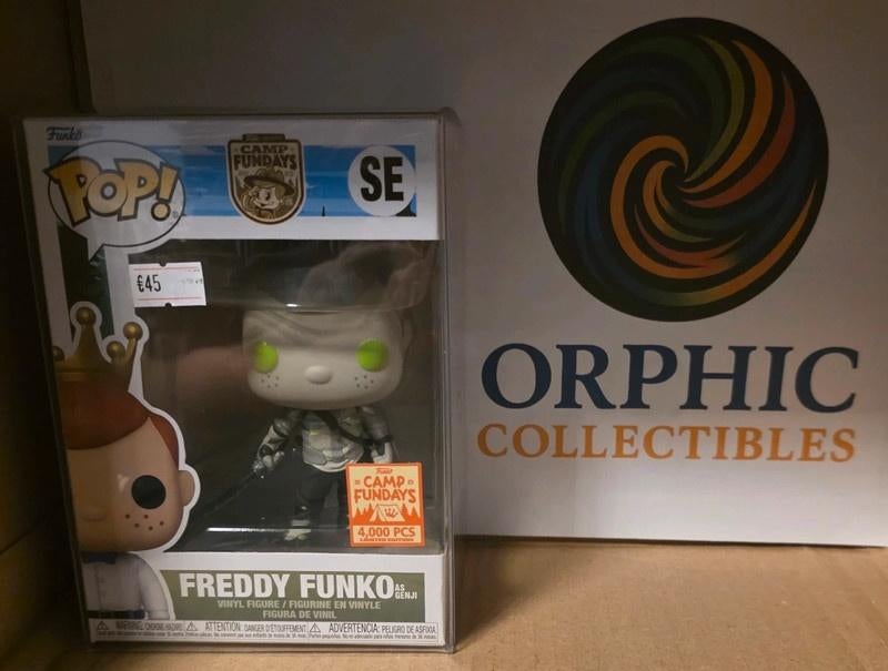 Funko pop! SE Freddy Funko As Genji, Verzamelen, Ophalen of Verzenden, Zo goed als nieuw