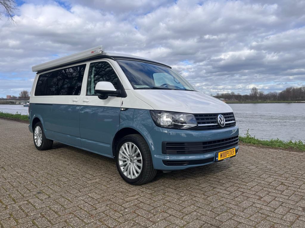 Volkswagen Transporter Camper Verlengd 4 persoons BENZINE, Caravans en Kamperen, Campers, Buscamper of Camperbus, Volkswagen, Bedrijf