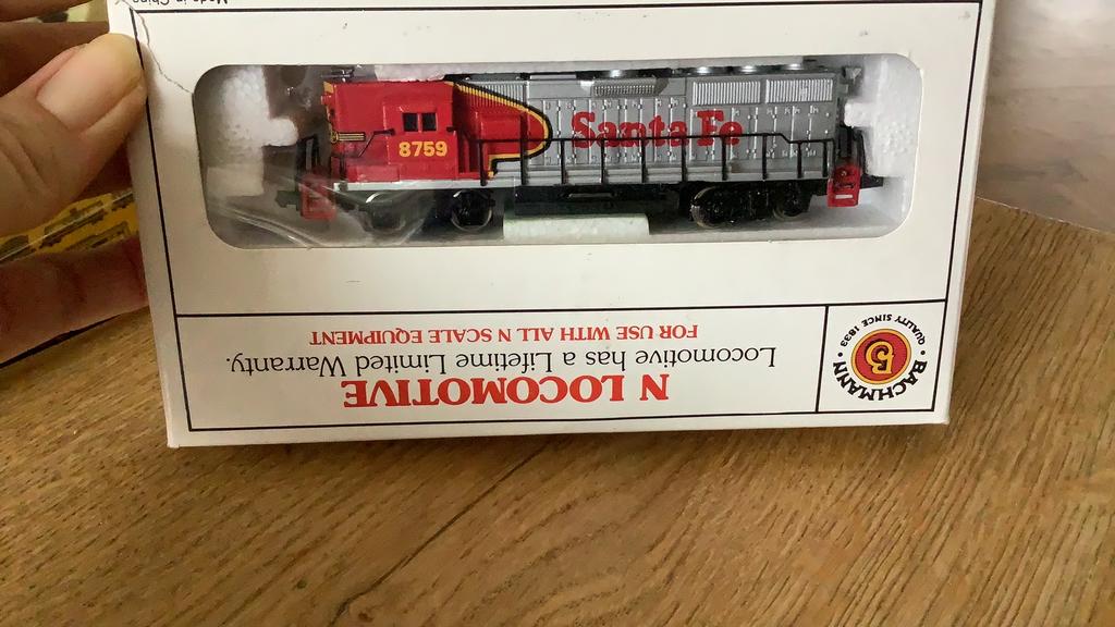 N spoor diesel loc Bachmann Santa Fe GP, Overige merken, Ophalen of Verzenden, Zo goed als nieuw, Gelijkstroom