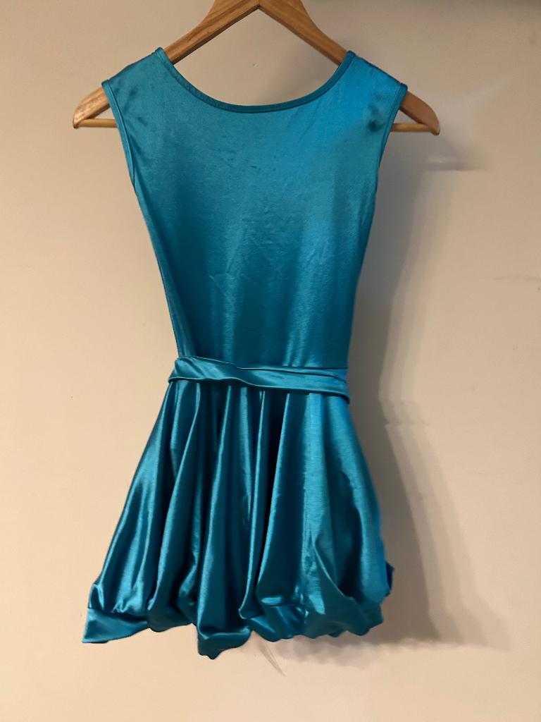 kinderen ballroom jurk, maat 128, met schoenen, Ophalen of Verzenden, Gebruikt, Kleding