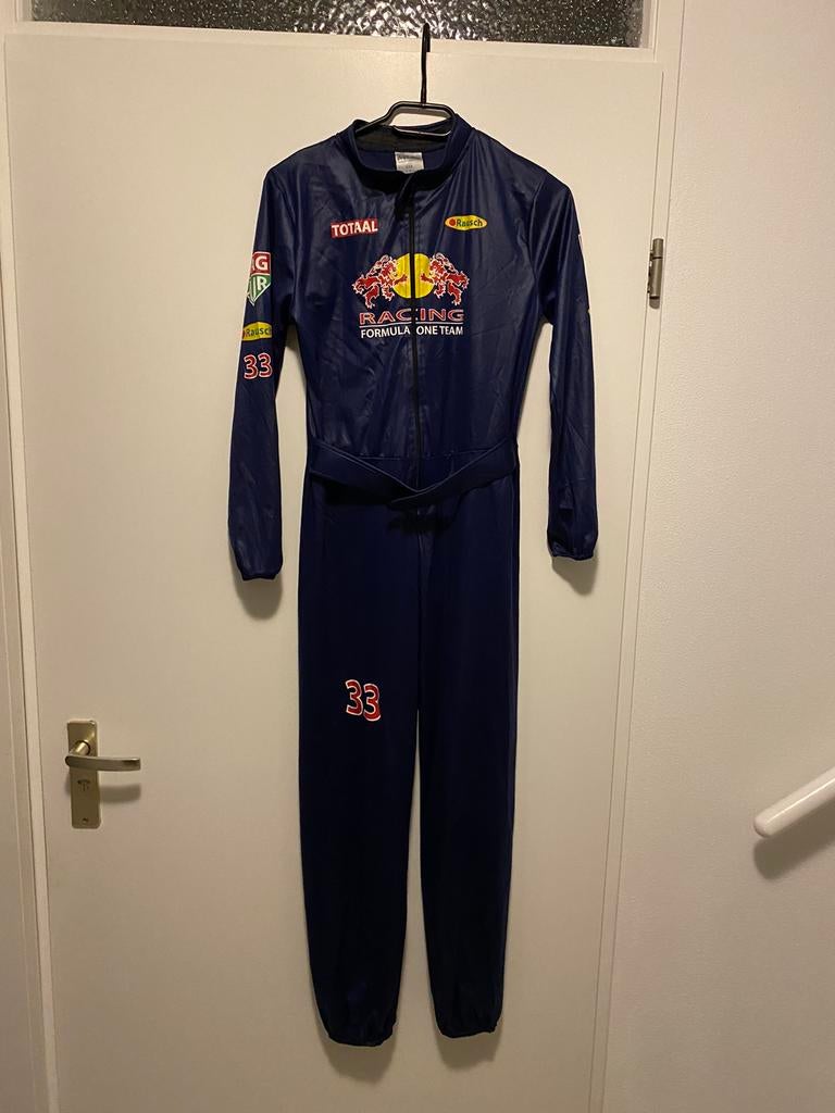 Formule 1 pak carnaval maat 152, Ophalen, Gebruikt, 146 t/m 152, Jongen of Meisje