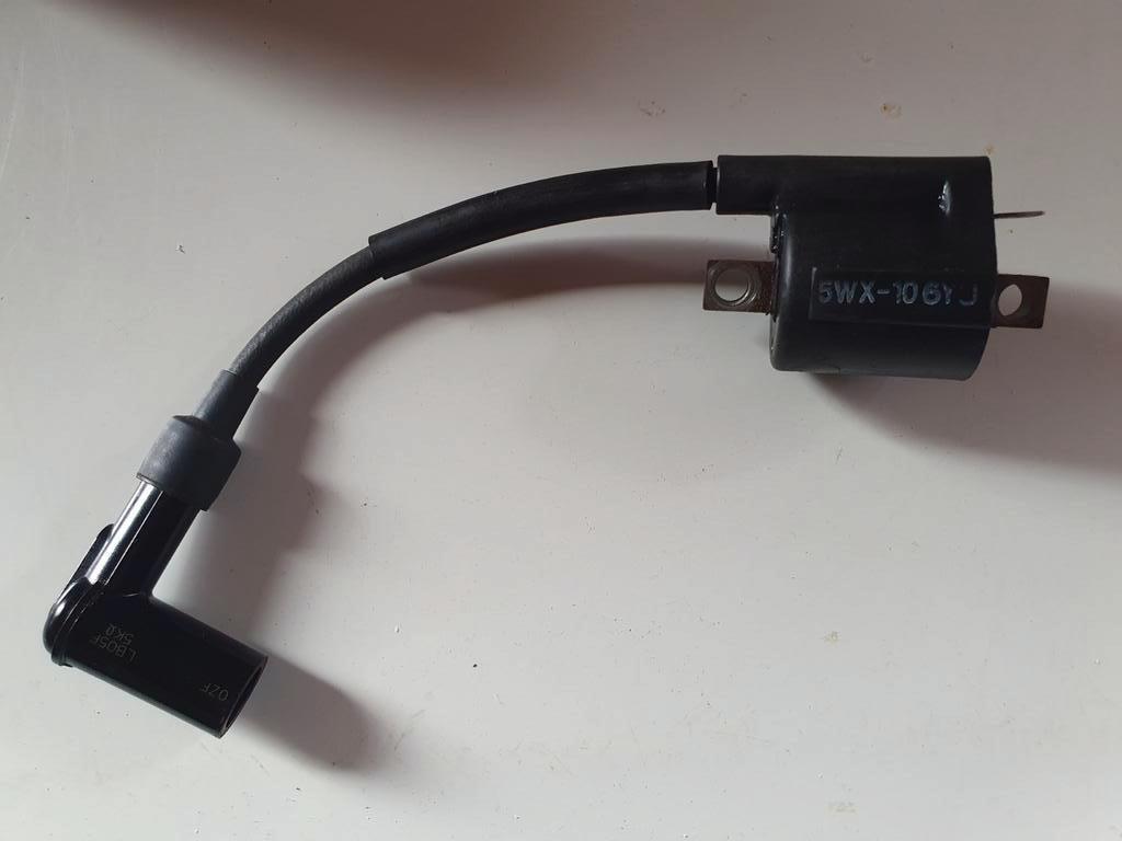 Yamaha TZR50 Bobine Origineel 5WX-106YJ + Bougiekabel / dop, Ophalen of Verzenden, Gebruikt, Blok, Yamaha