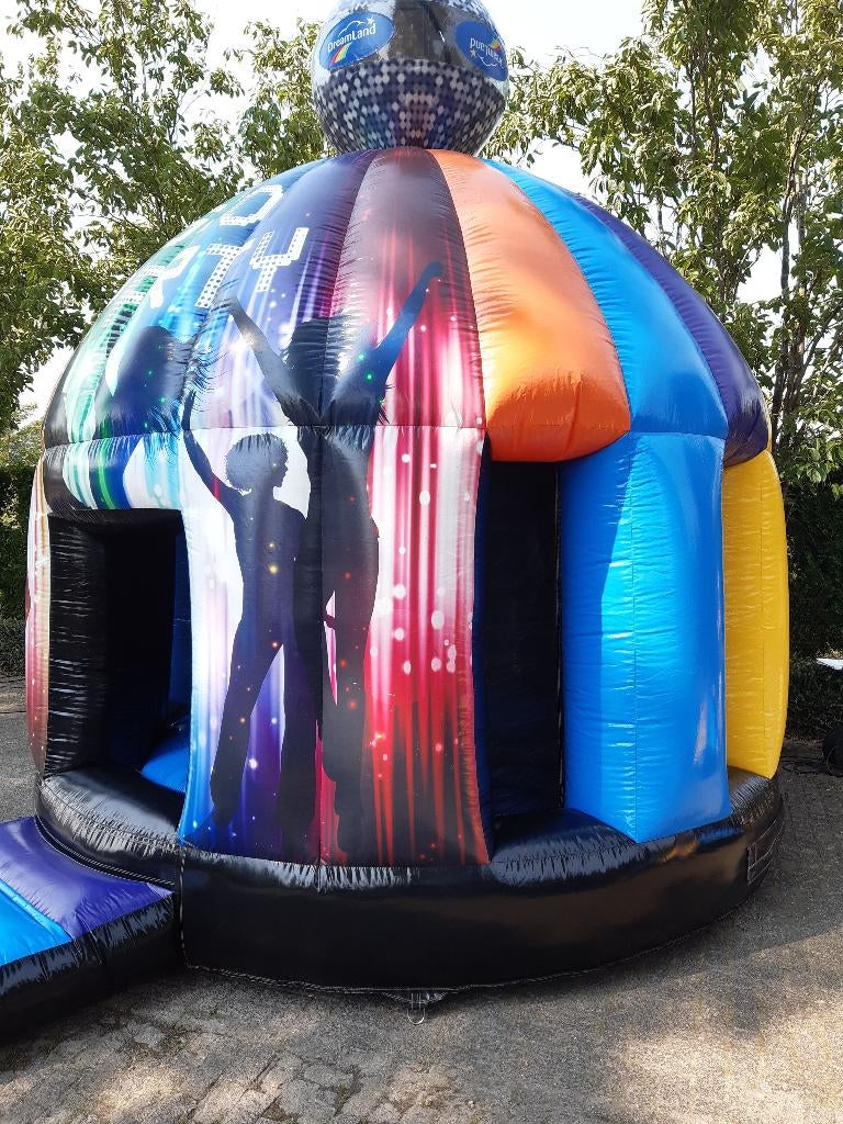 springkussen Disco Party, Hobby en Vrije tijd, Feestartikelen | Verhuur, Ophalen of Verzenden, Zo goed als nieuw, Overige