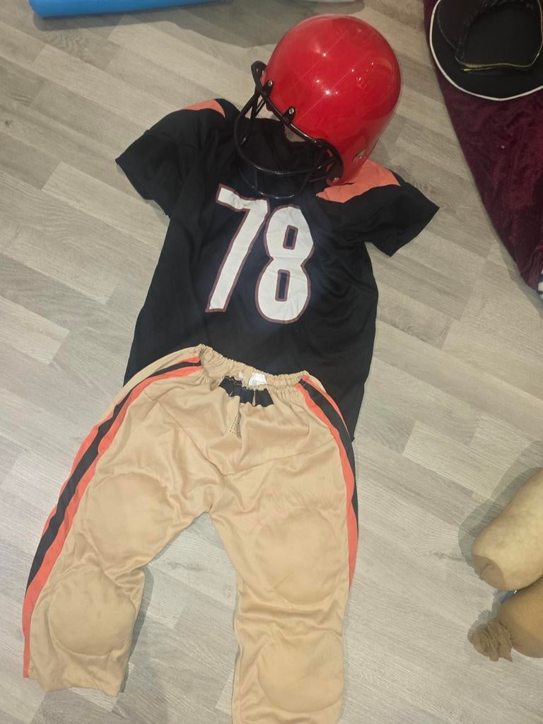 Carnavalspak Rugby Maat 158, Ophalen of Verzenden, Gebruikt, 158 t/m 164, Jongen