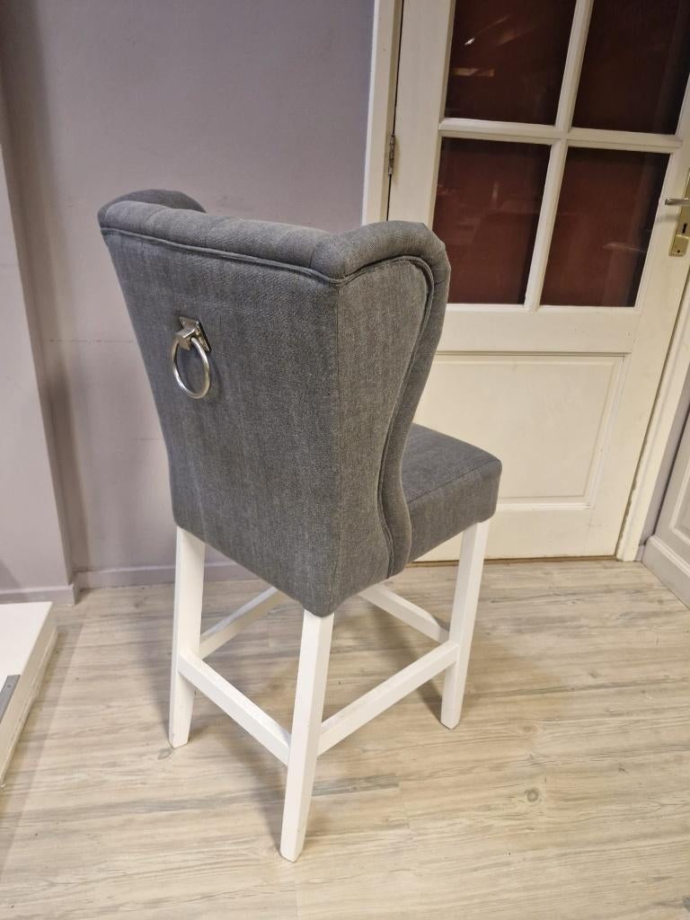 OPRUIMING 1 Landelijke Barstoel Daisy Antraciet €274 NU €125, Huis en Inrichting, Barkrukken, 1 kruk, Ophalen of Verzenden, Nieuw