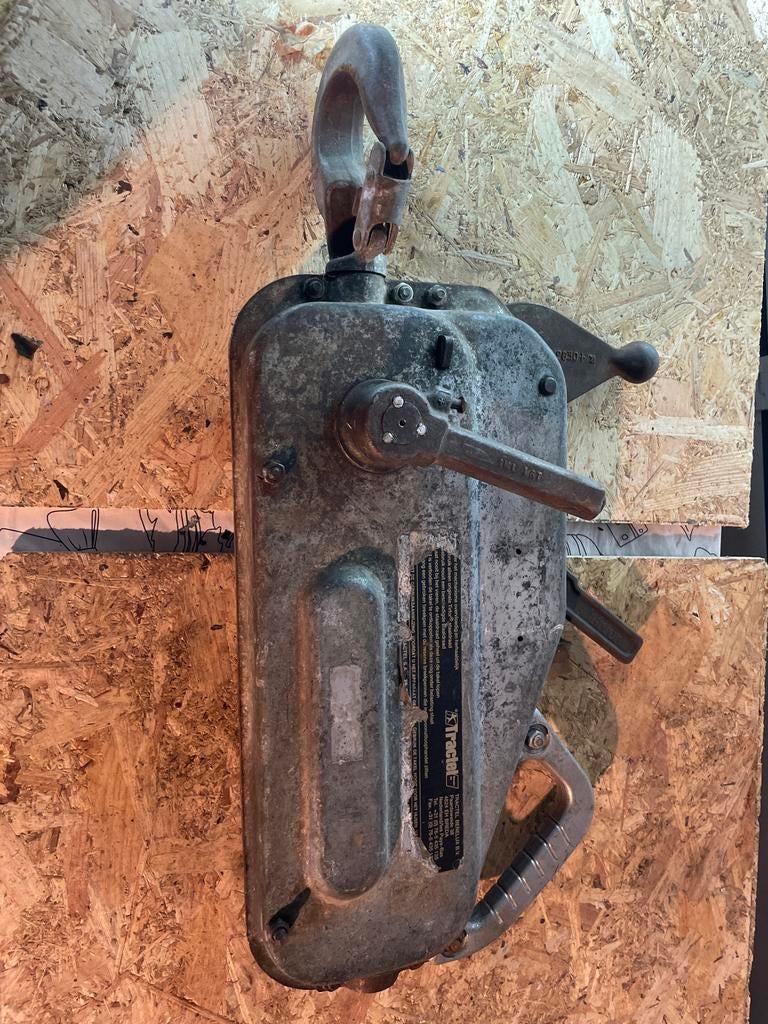 Tirfor TU 16 Handtakel, Ophalen, Gebruikt, Handmatig