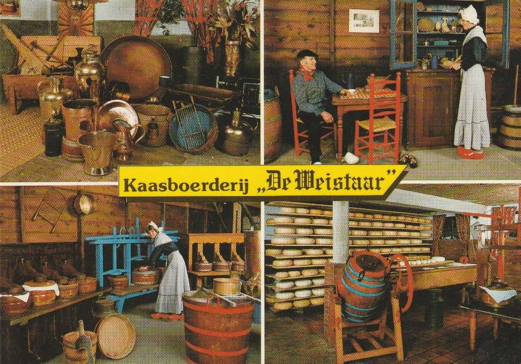 Maarsbergen   Kaas boerderij de Weistaar, Verzamelen, Ophalen of Verzenden, 1960 tot 1980, Ongelopen, Utrecht