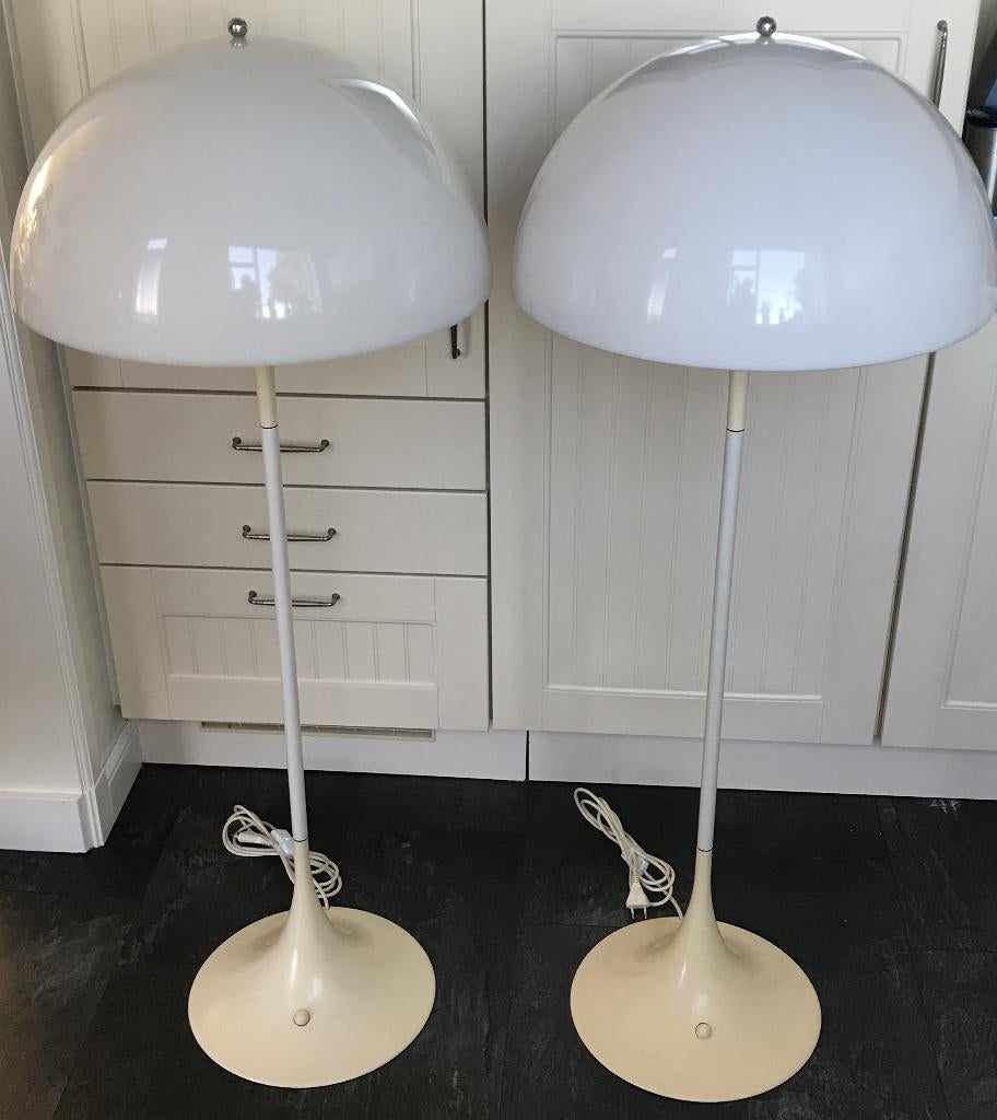 2 vloerlamp lampen Louis Poulsen Verner Panton Panthella, Ophalen, Gebruikt, Nvt, Nvt