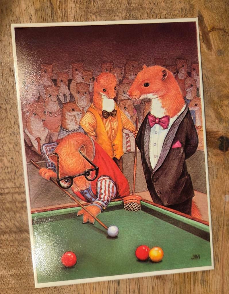 Wezels biljarten - Janice Mitchell, Verzenden, 1980 tot heden, Ongelopen, Kinderen