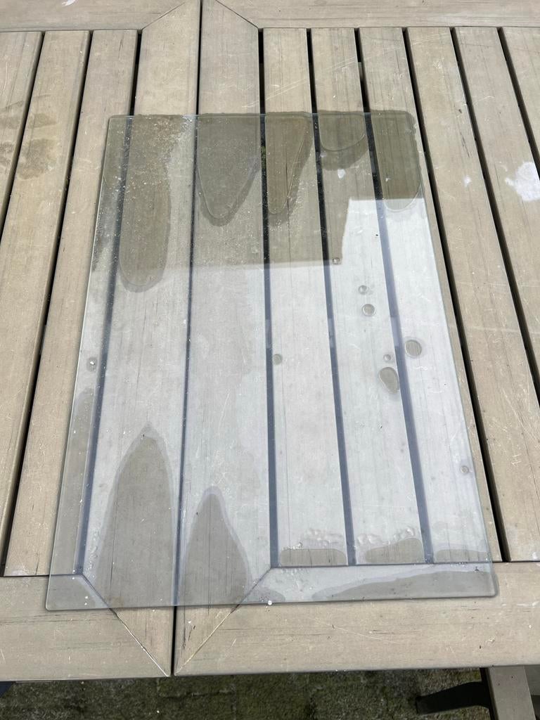 Glasplaat 60x40 cm achter een gasfornuis - Perfecte staat!, Ophalen, Zo goed als nieuw, Glasplaat, Minder dan 80 cm