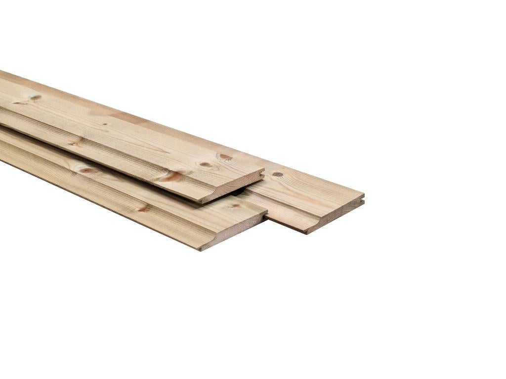 Rabatdelen – 18x145 mm - Geïmpregneerd grenen - FSC, Ophalen, Nieuw, 250 cm of meer, Planken