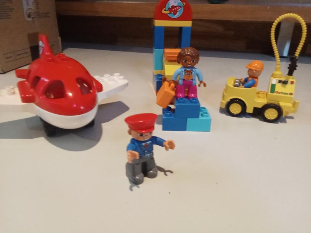 Lego Duplo vliegtuig set 10590, Ophalen of Verzenden, Zo goed als nieuw, Duplo