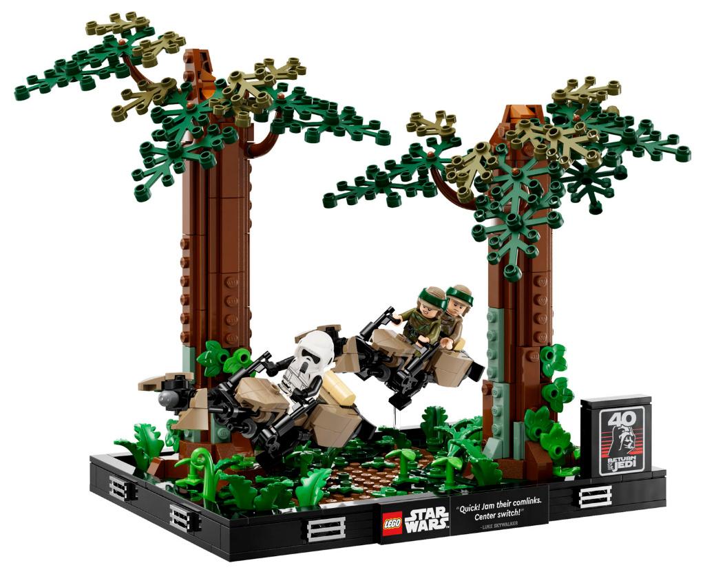 LEGO Star Wars 75353 Endor SpeederAchterVolging Diorama, Ophalen of Verzenden, Nieuw, Complete set, Lego