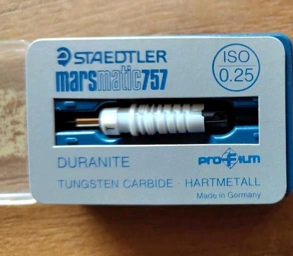Rotring tekenpen 0.35 + Staedtler Marsmatic 0.25 binnenwerk, Hobby en Vrije tijd, Tekenen, Gebruikt, Overige typen, Ophalen of Verzenden