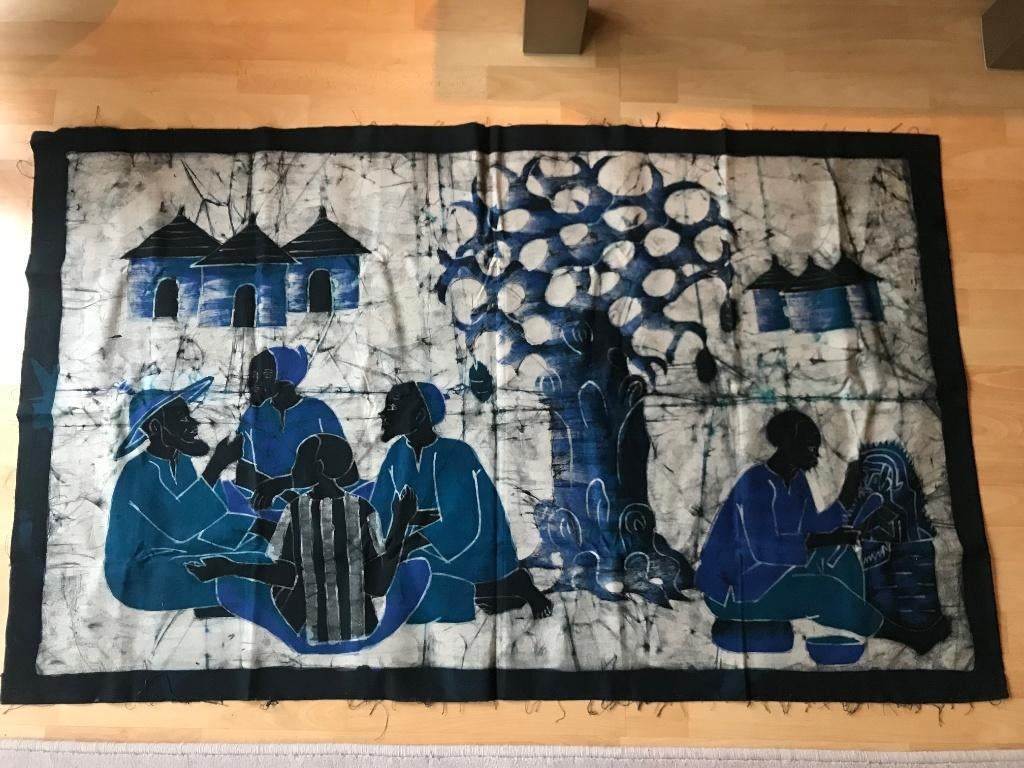Batik doek Afrikaans 153 x 93 cm, Ophalen of Verzenden