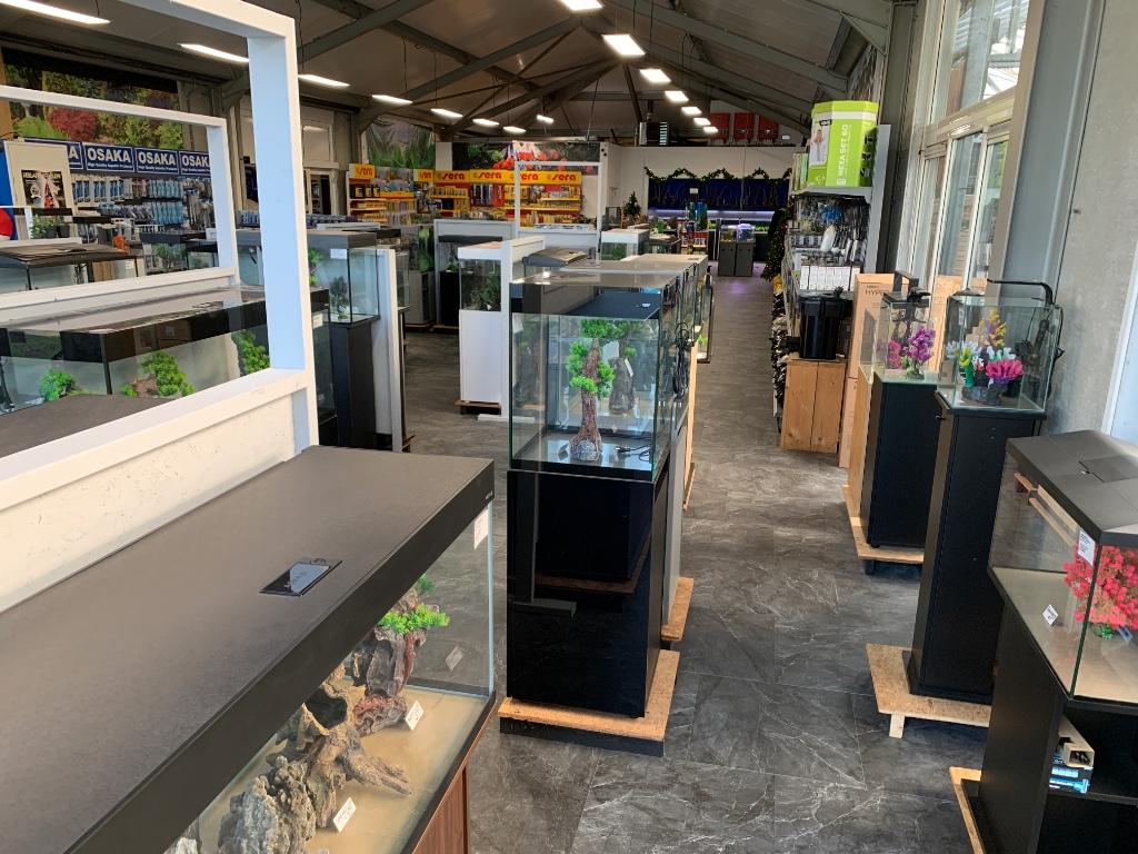Mega assortiment aquaria in showroom, uit voorraad leverb., Ophalen of Verzenden, Nieuw, Leeg aquarium