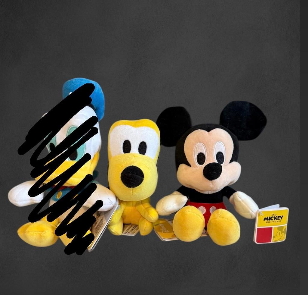 Disney Mickey Mouse club house knuffels Nieuw, Ophalen of Verzenden, Zo goed als nieuw, Overige typen