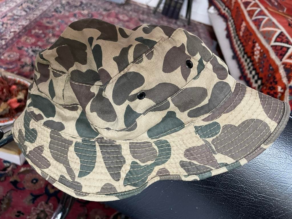 Camouflage regenhoed / cobmaster mt s, Kleding | Dames, Hoeden en Petten, Ophalen of Verzenden, Zo goed als nieuw, One size fits all