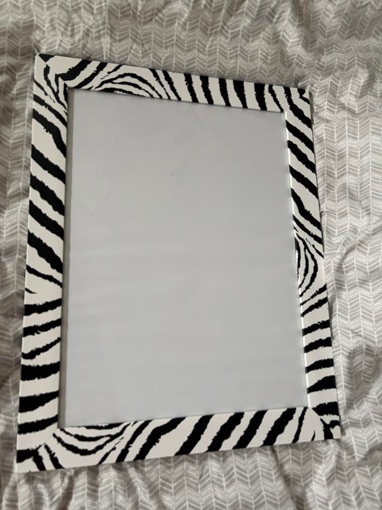 Fotolijst Xenos zebraprint 46,5x36,5 cm, Huis en Inrichting, Woonaccessoires | Lijsten, Zo goed als nieuw, Minder dan 50 cm, Kunststof