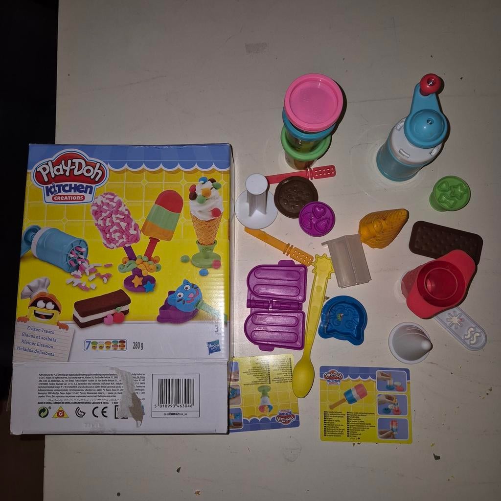 Play-Doh Kitchen Creations IJssalon, Ophalen of Verzenden, Gebruikt, Bouwen