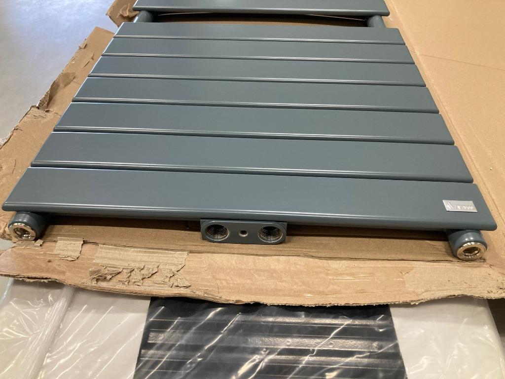 Mooie Vasco Aster HF-A designradiator 1471 x 450 RAL 7031, 500 tot 800 watt, Radiator, Nieuw, Minder dan 60 cm