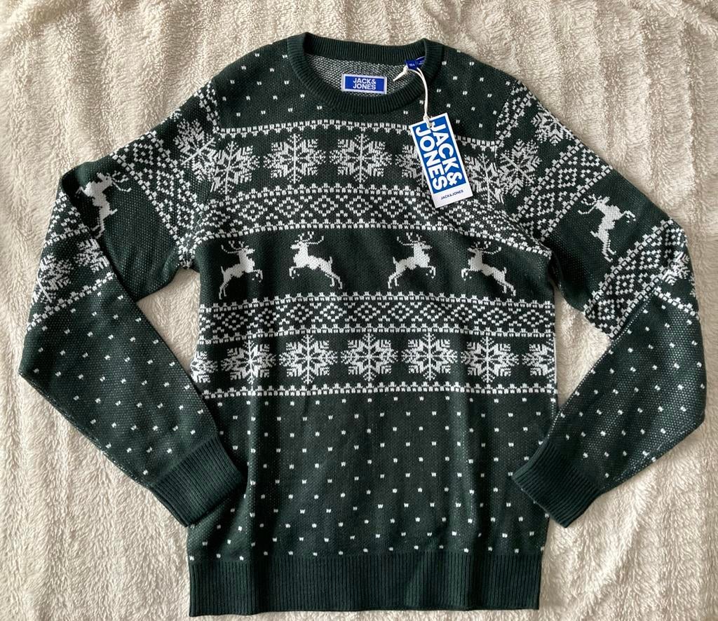 Nieuw! kerst trui Jack & Jones maat 164, Ophalen of Verzenden, Nieuw, Jongen, Trui of Vest