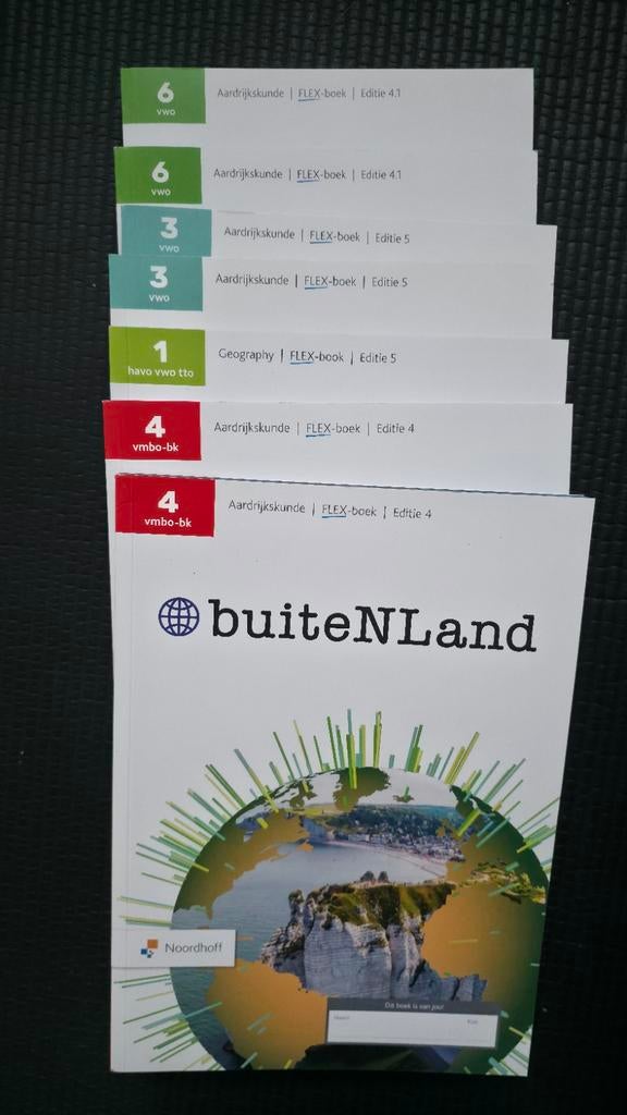 BuiteNLand Aardrijkskunde Flex boek Engels VMBO HAVO VWO, Ophalen of Verzenden, Nieuw