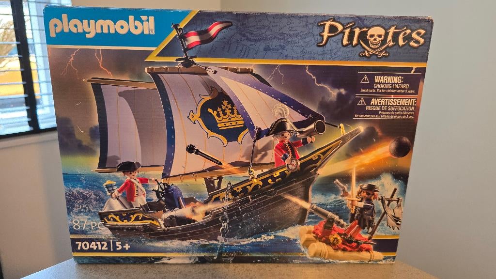 Playmobil 70412 Zeilschip van de piraten nieuw in doos, Ophalen of Verzenden, Nieuw, Complete set