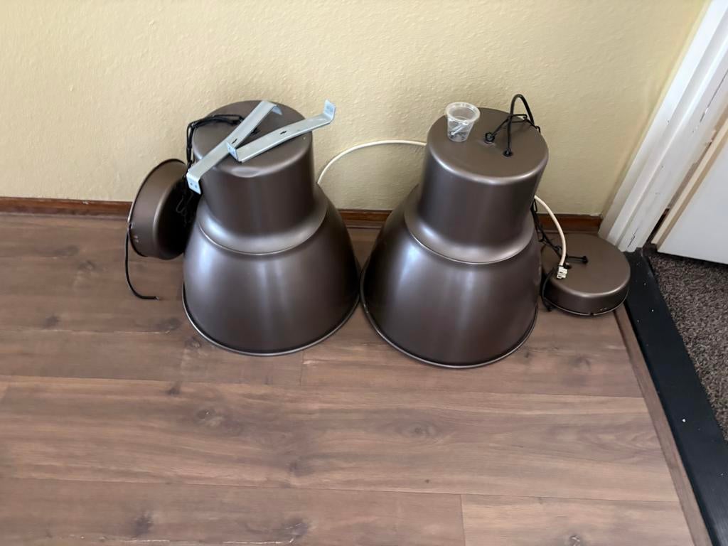 Ikea tafellampen, Huis en Inrichting, Lampen | Hanglampen, Ophalen, Gebruikt, Metaal, Minder dan 50 cm