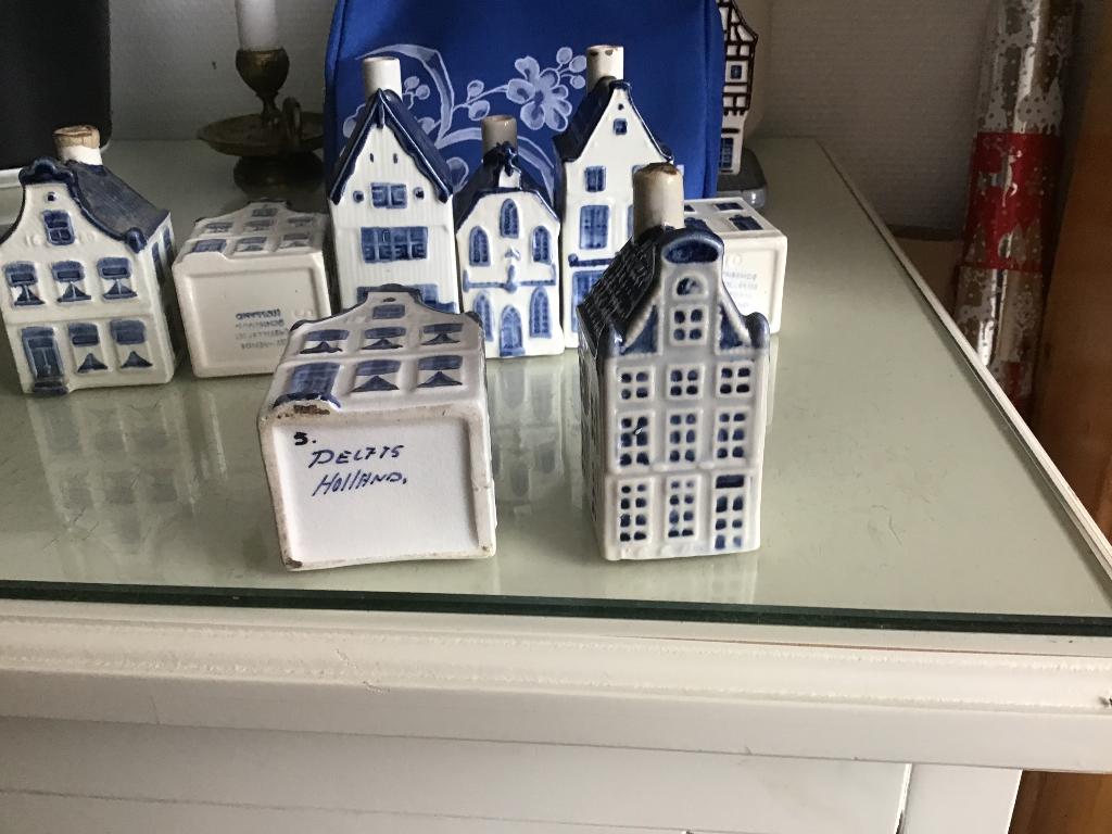 Nostalgie8 KLM huisjes jaren50/60. Delfts Holland+Rynbende., Verzamelen, KLM Huisjes, Ophalen, Gebruikt, 1 t/m 20