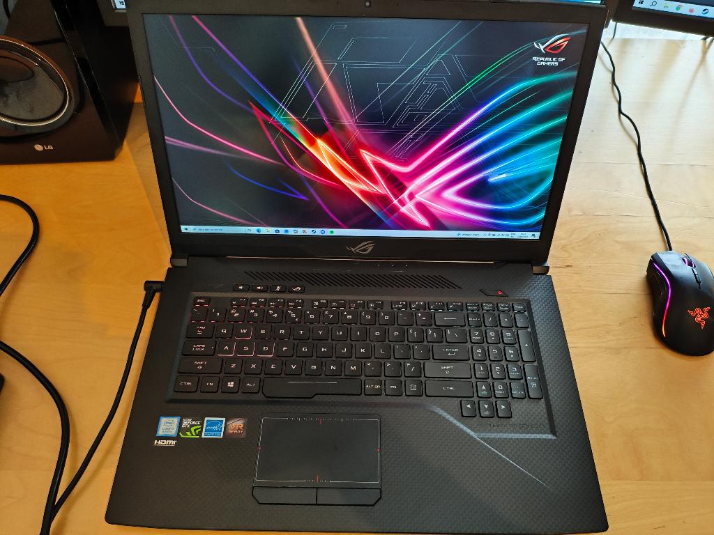 ROG Gaming laptop, Ophalen, Gebruikt, Met videokaart, Qwerty