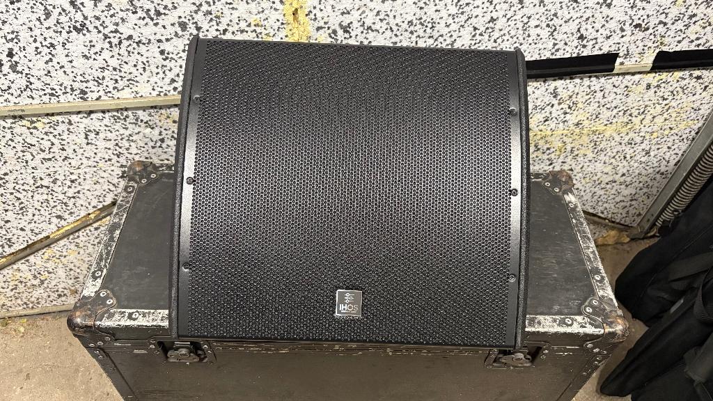 Ihos actieve stage monitor incl hoes en powercon kabel, Overige typen, Zo goed als nieuw, 120 watt of meer, Ophalen