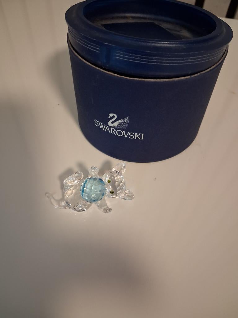 Swarovski beeldjes: poesje, bonsai en koets, Ophalen of Verzenden