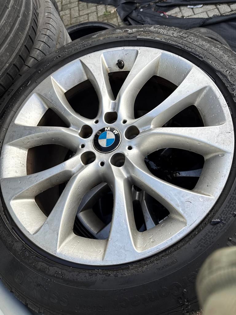 BMW velgen met winterbanden - 255/50 R19, Auto-onderdelen, Banden en Velgen, 19 inch, Gebruikt, 255 mm, Banden en Velgen