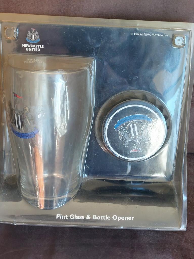 Newcastel United glas en opener, Ophalen of Verzenden, Zo goed als nieuw, PSV