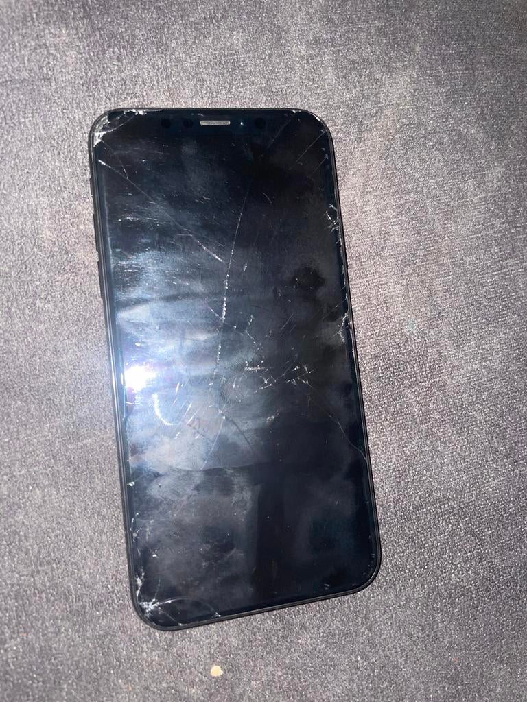 iPhone XS - Gebruikt met schade, Telecommunicatie, Mobiele telefoons | Apple iPhone, Zwart, IPhone XS, Ophalen of Verzenden, Zo goed als nieuw