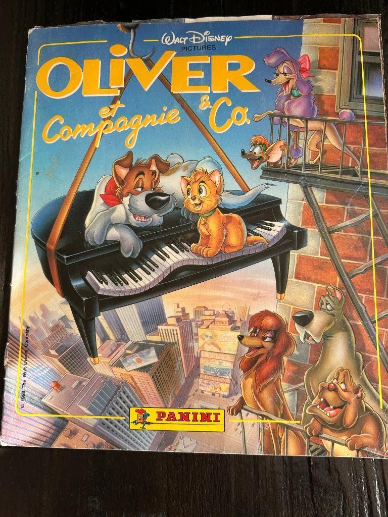 Sticker verzamelalbum oliver en co panini, Verzamelen, Ophalen of Verzenden, Gebruikt, Strip of Tekenfilm