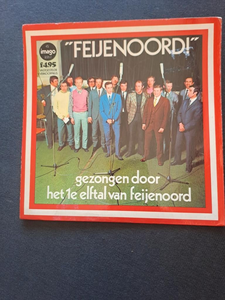 Feijenoord! - Gezongen door het 1e elftal van Feijenoord, Cd's en Dvd's, Vinyl Singles, Overige genres, 7 inch, Single, Ophalen of Verzenden