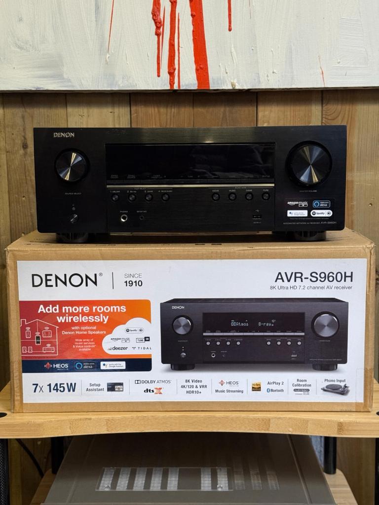 Denon AVR-S960H B-stock model, Overige merken, Nieuw, Ophalen of Verzenden, 120 watt of meer