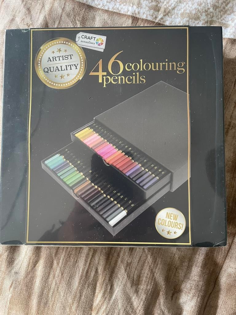 Nieuw 46 kleurpotloden Craft sensations!, Hobby en Vrije tijd, Tekenen, Ophalen of Verzenden, Zo goed als nieuw, Potlood of Stift