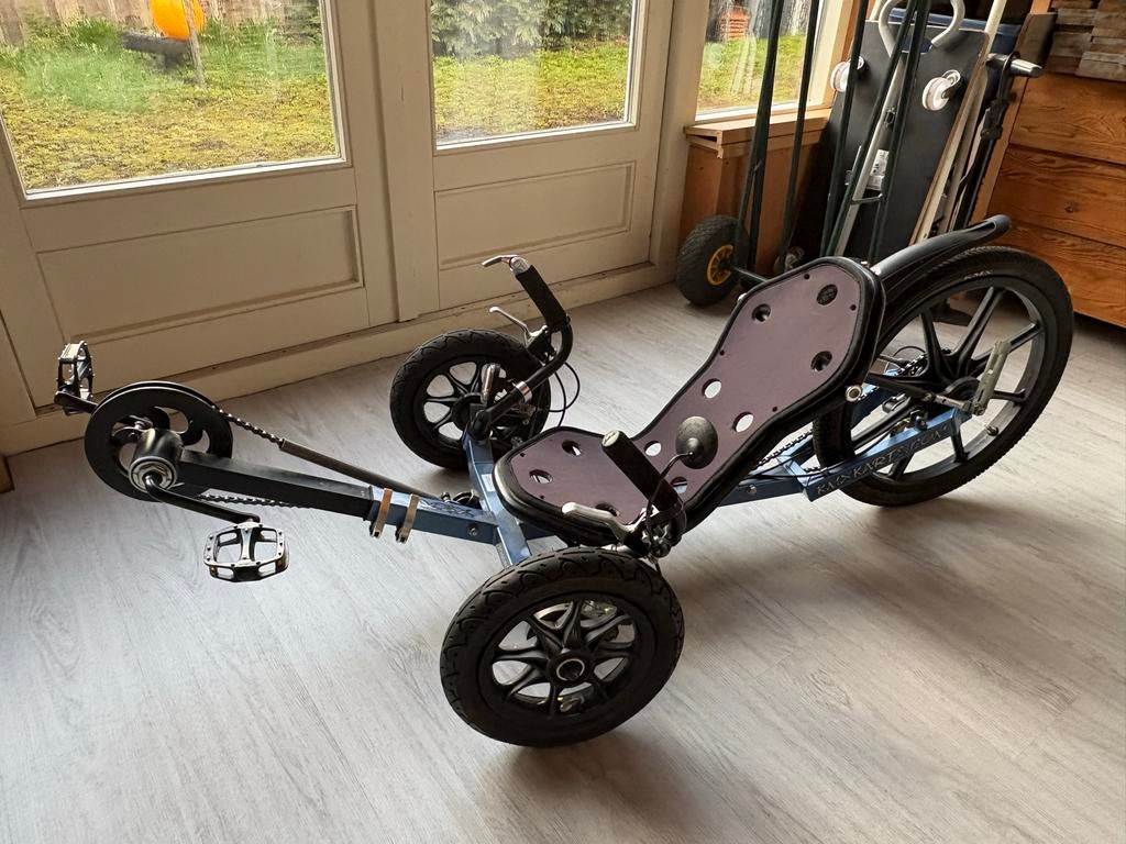 KMX Karts Trike - kids Ligfiets driewiel 1-1,5 mtr 4-10 jr, Fietsen en Brommers, Fietsen | Driewielfietsen, Ophalen of Verzenden