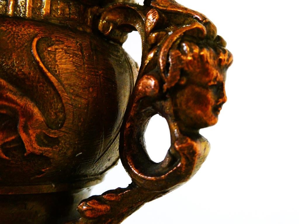 5 Armige barok kandelaar goudverguld met kaarsendover, Antiek en Kunst, Ophalen of Verzenden, Koper of Brons