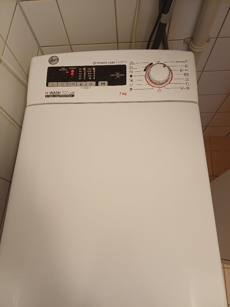 Wasmachine bovenlader Hoover, Ophalen, Gebruikt, Bovenlader, Handwasprogramma