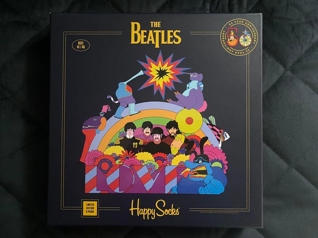 Happy Socks - The Beatles, Ophalen of Verzenden, Nieuw, Overige maten, Overige kleuren
