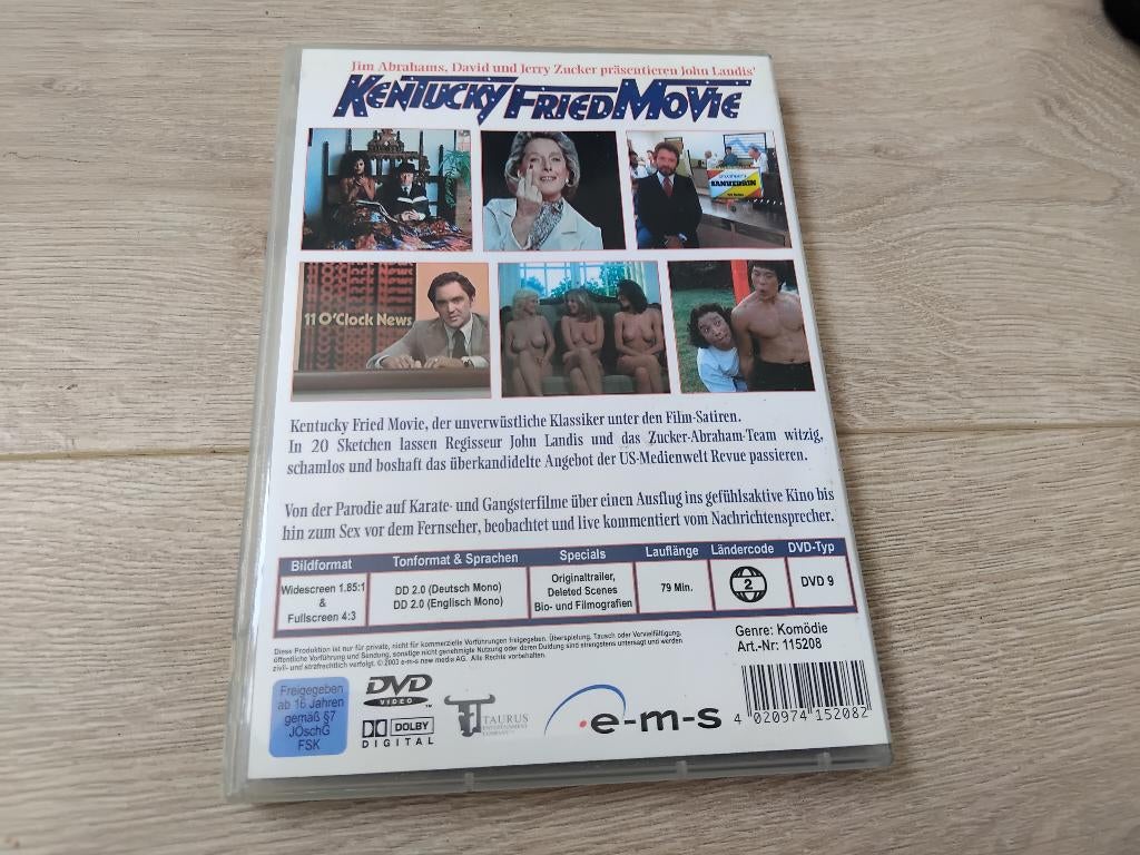 Kentucky Fried Movie DVD, Alle leeftijden, Ophalen of Verzenden, Gebruikt, Overige genres