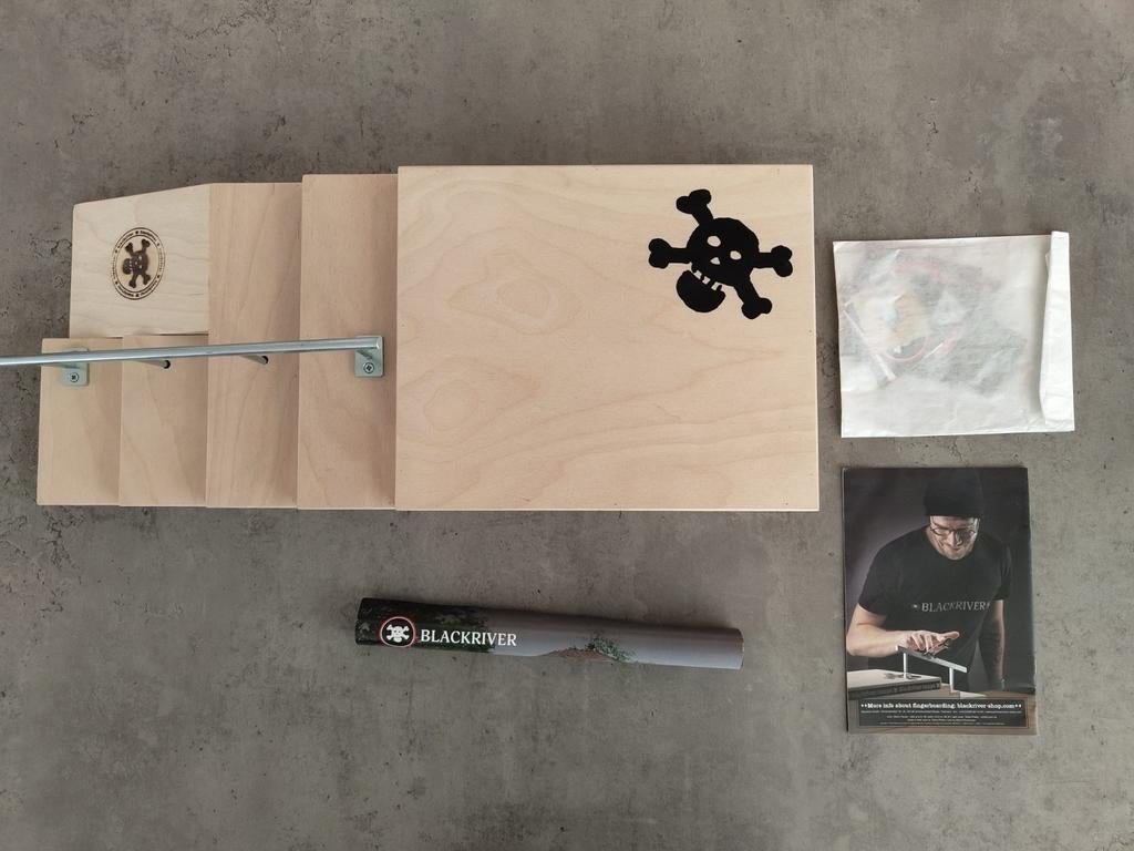 Blackriver fingerboard stairset + accessoires, Verzamelen, Speelgoed, Zo goed als nieuw, Ophalen